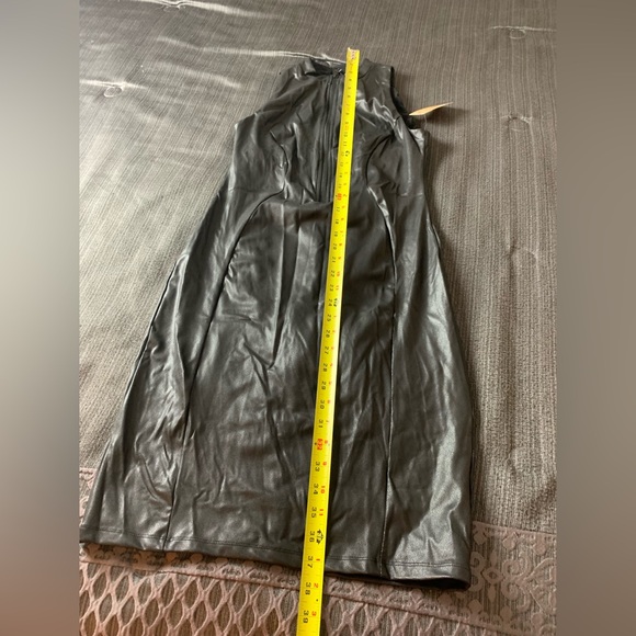 New Popilish Sleek Shaping Black Mini Dress Large - Picture 13 of 15